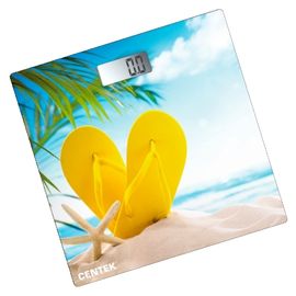  Весы напольные Centek CT-2426 <Пляж> электронные 180кг, LCD 