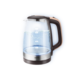  Чайник Centek СТ-0065 (бежев) стекло. 1.7 л 2200Вт. LED-подсветка 