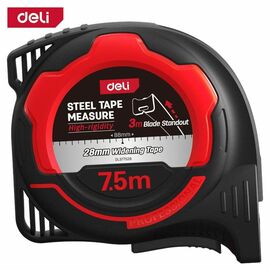  Рулетка Deli DL377528 7,5м*28мм, метрическая 
