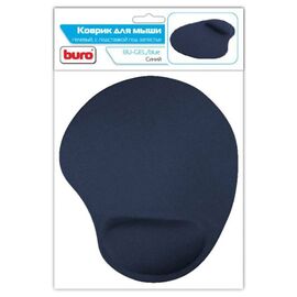  Коврик Buro BU-GEL синий, под запястье 