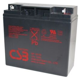  АКБ для ИБП 12В 17Ач CSB GP12170, 68W/cell, 204 Whr, 5.59 кг, (ШхГхВ) 181х77х167 мм (167 с клеммами) 