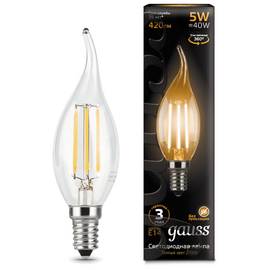  Лампочка Gauss 104801105 Filament Свеча 