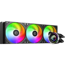  СВО ID-Cooling FX360 Inf, ARGB Soc-AM5/AM4/1151/1200/2066/1700 черный 4-pin 27.2dB Al+Cu 350W Ret 