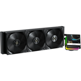  Вентилятор Ocypus Sigma L36 Pro BK, 360mm, LCD Pump, 3x120mm FDB fans, LGA115X/1200/1700/18XX, AM4/AM5 
